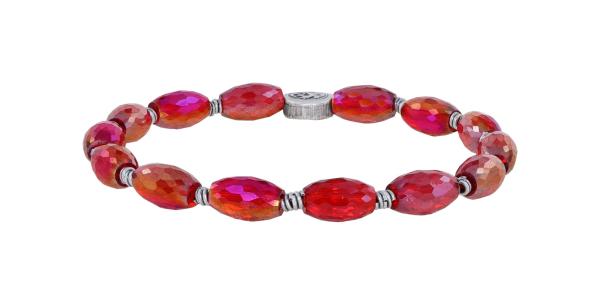 rot - Petit Glamour d'Afrique - Armband von Konplott